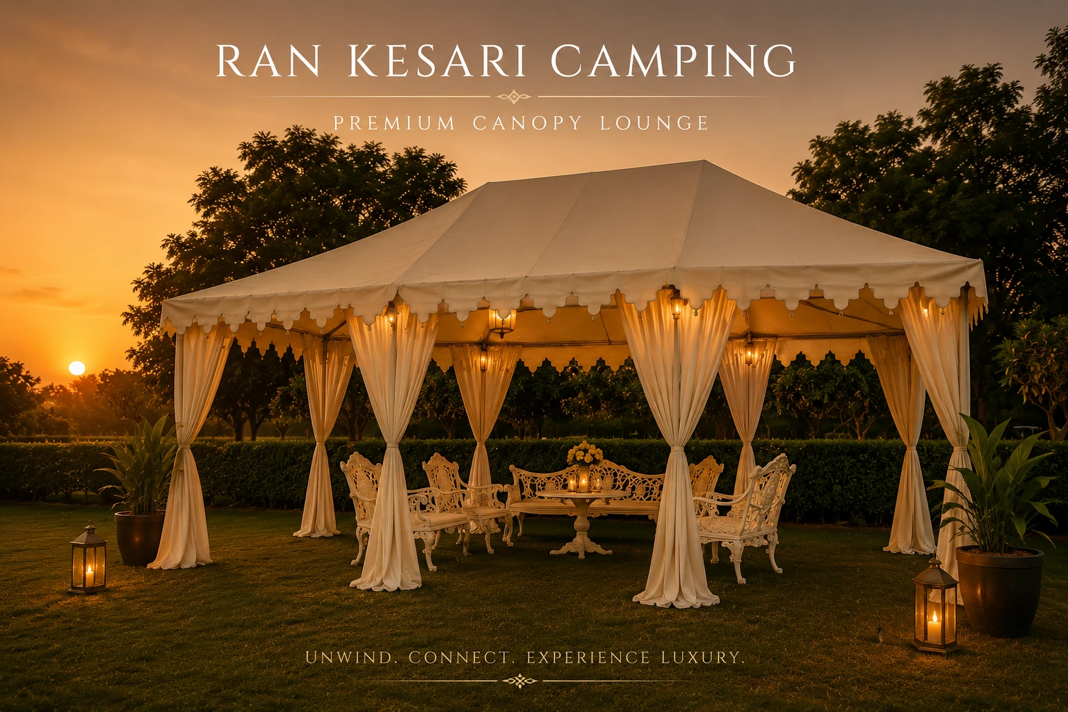 Luxury Swiss Cottage Tents